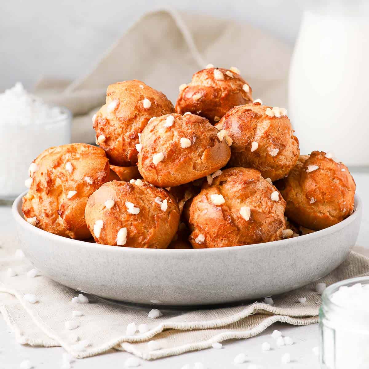 Chouquettes (French Sugar Puffs) - A Baking Journey